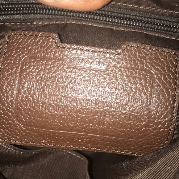 Leather coach messenger 100% authentic - Picture 5 of 5